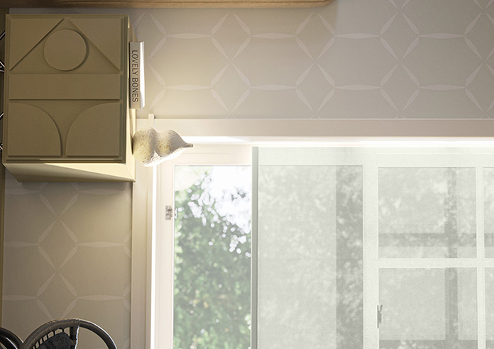 Illusion, Soft Grey - Twist&Fit Roller Blind - Image 5